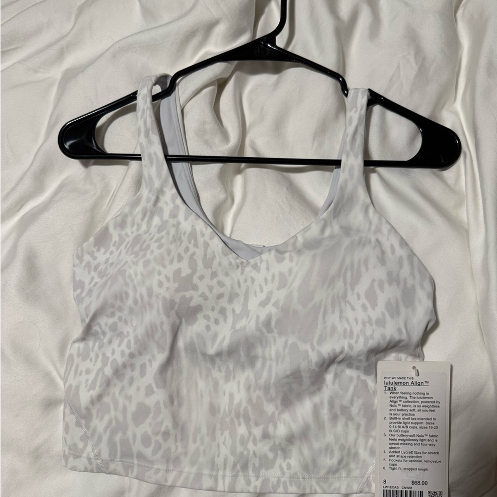 Lululemon Athletica White Tank Top